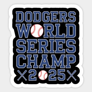 dodgers-world-series Sticker